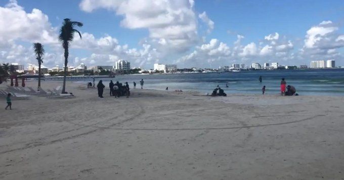 Reportan balacera en Playa Langosta