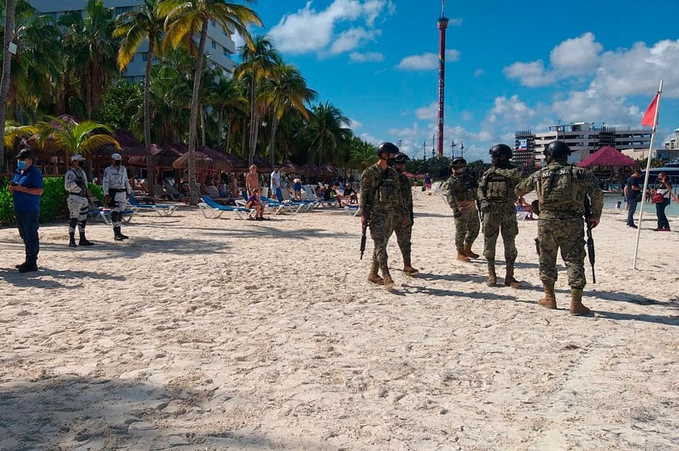 Balacera en Playa Langosta, Cancún