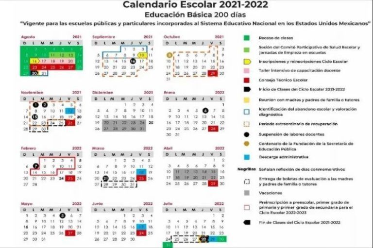 Días festivos y vacaciones en escuelas