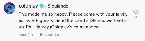 Coldplay convierte a niño mexicano en invitado especial