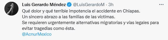 Reaccionan a volcadura de tráiler que mató migrantes