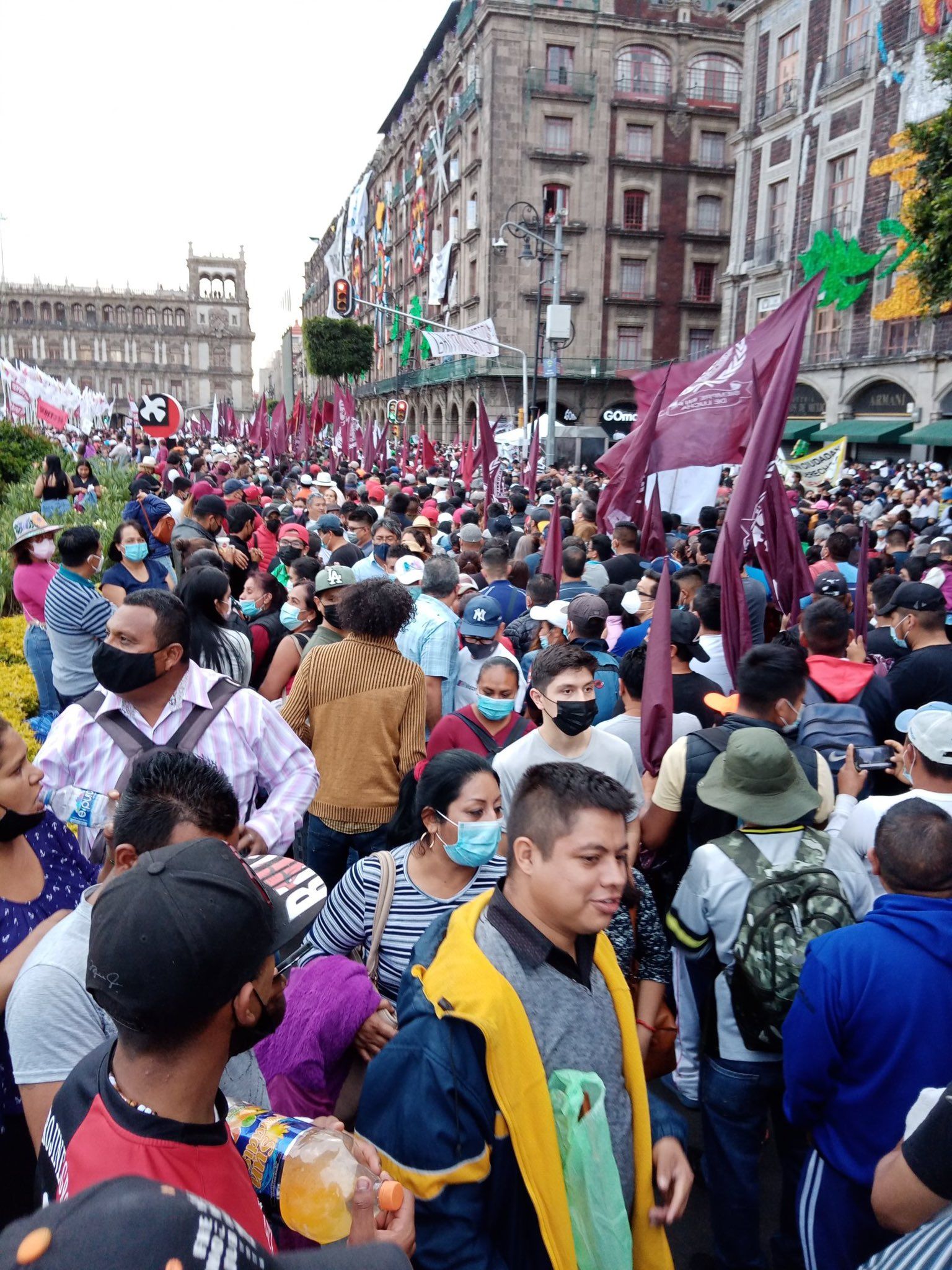 Las frases de AMLO en el Zócalo a tres años de gobierno