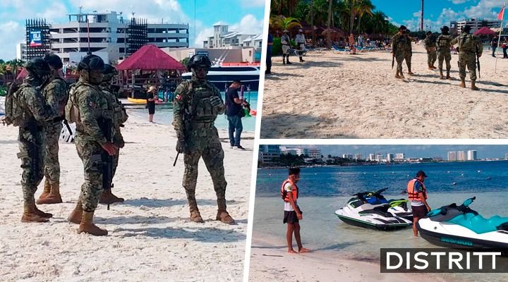 Reportan balacera en Playa Langosta, Cancún