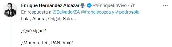 Francisco Zea se equivoca y dice Lala