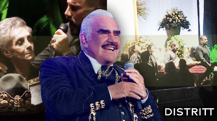 Rinden homenaje a Vicente Fernández tras su muerte