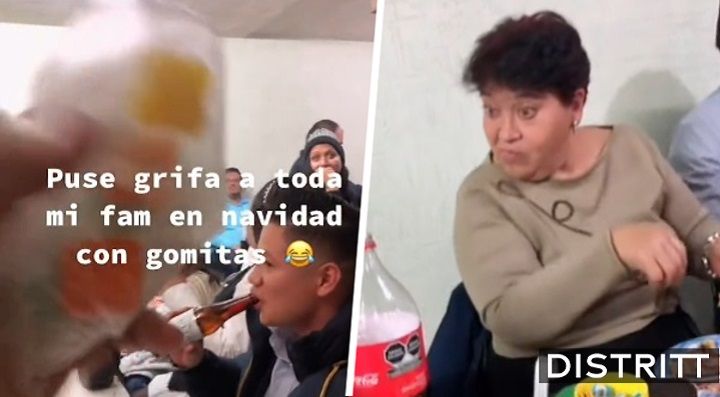 Joven da gomitas de marihuana a su familia en Navidad |VIDEO