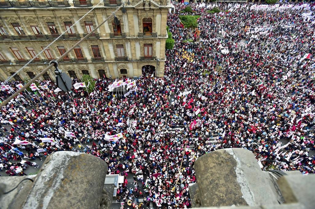 Las frases de AMLO en el Zócalo a tres años de gobierno