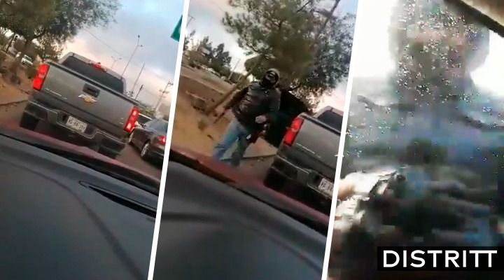 Me está apuntando: hombre armado persigue y amenaza a mujer en Nogales |VIDEO