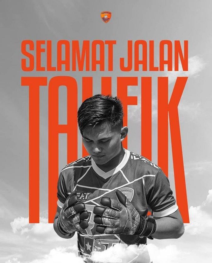 Taufik Ramsyah. Muere portero tras choque en partido