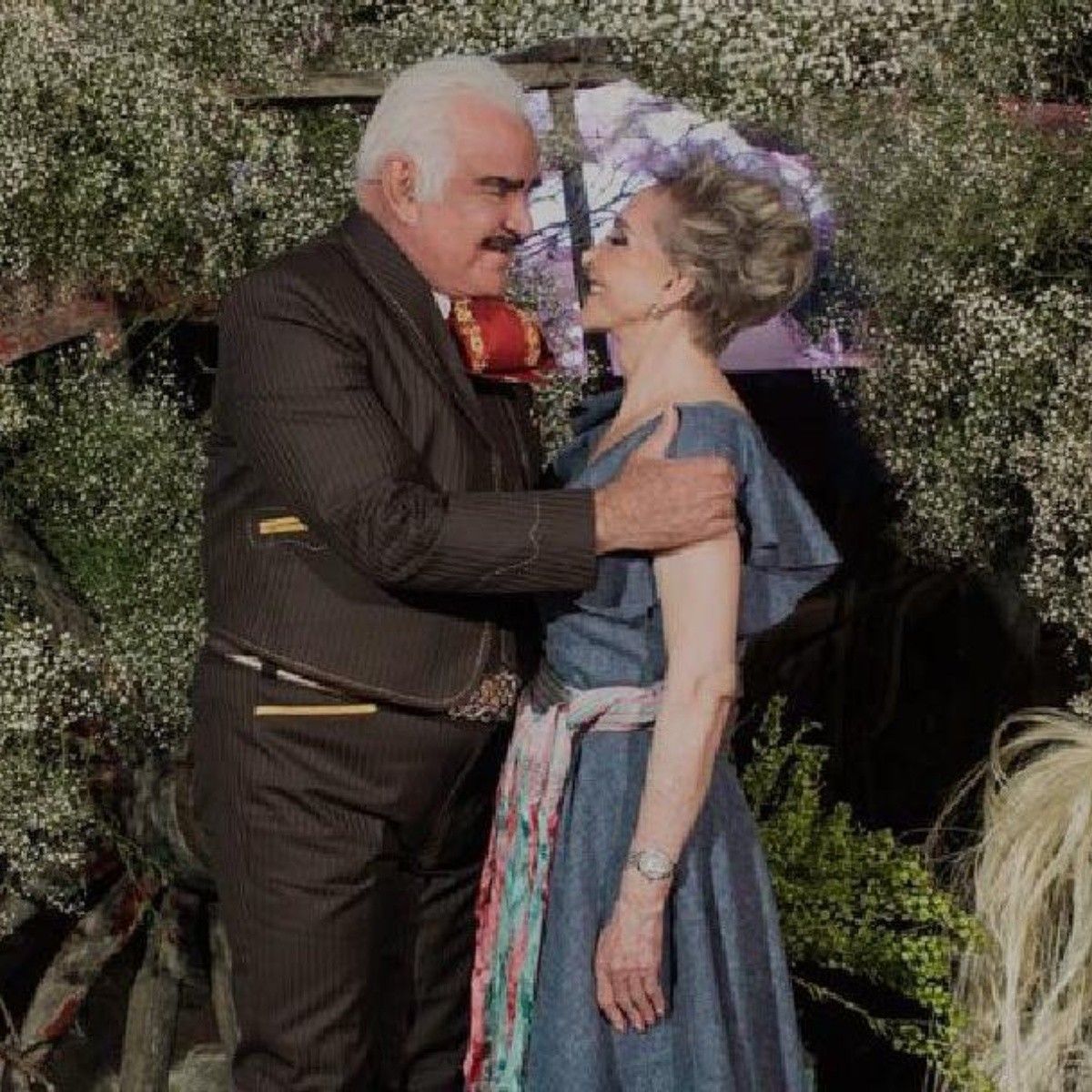Vicente Fernández y Cuquita tuvieron un largo matrimonio.