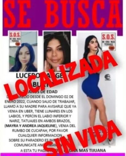 Localizan sin vida a Lucero