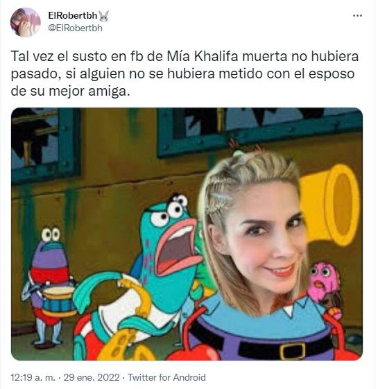 Memes sobre la supuesta muerte de Mia Khalifa