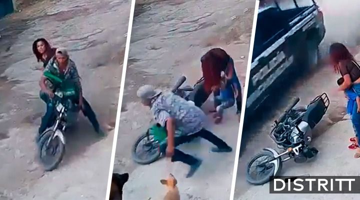 Ladrón abandona a su familia durante persecución policiaca en Michoacán |VIDEO