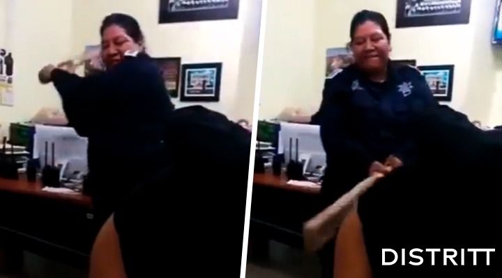 Veracruz. Mujer policía tablea a detenido en Perote |VIDEO