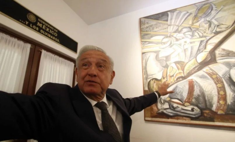 AMLO muestra salones y oficinas de Palacio Nacional |VIDEO