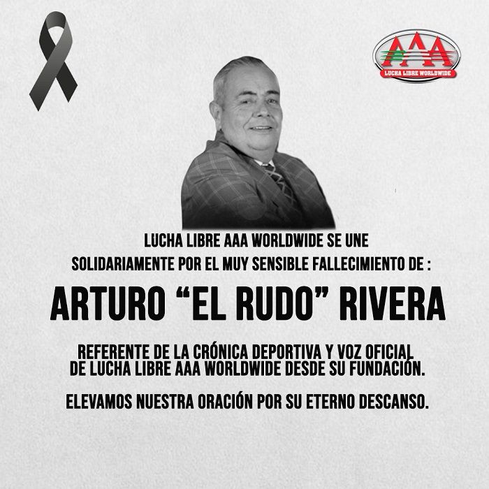 Arturo 'El Rudo' Rivera. Muere narrador de lucha libre