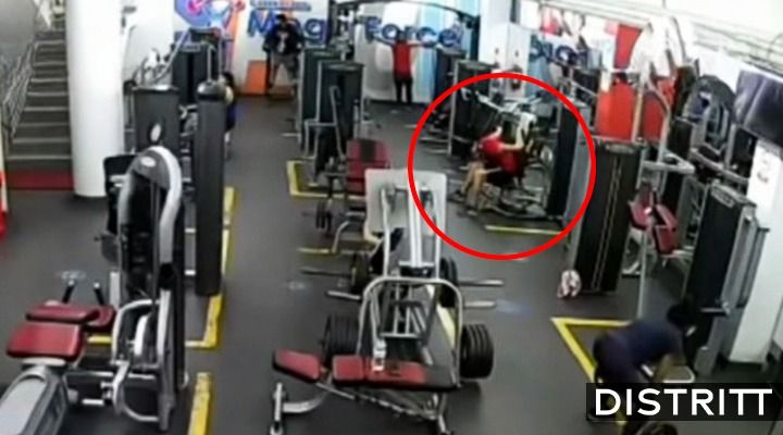 Hombre muere mientras hacía ejercicio en el gimnasio |VIDEO