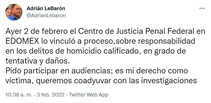 Detienen a El Guacho de La Línea por masacre de familia LeBarón