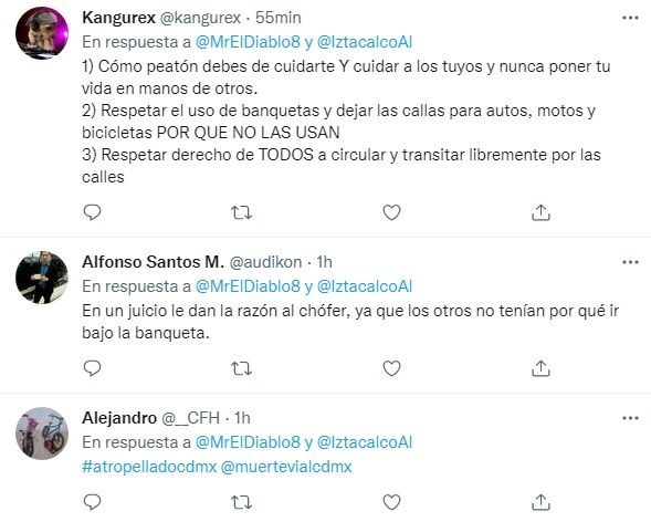 Redes hablan sobre el atropello en Iztacalco