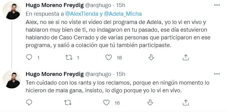 ¿Qué le respondió el YouTuber?