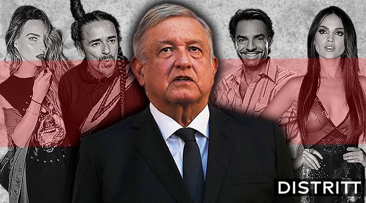 AMLO. ¿Qué artistas están a favor y en contra de la 4T?