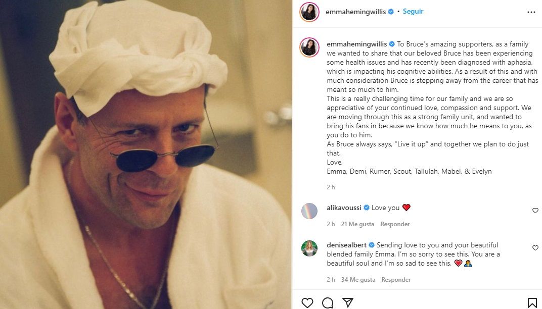 Bruce Willis se retira de la actuación