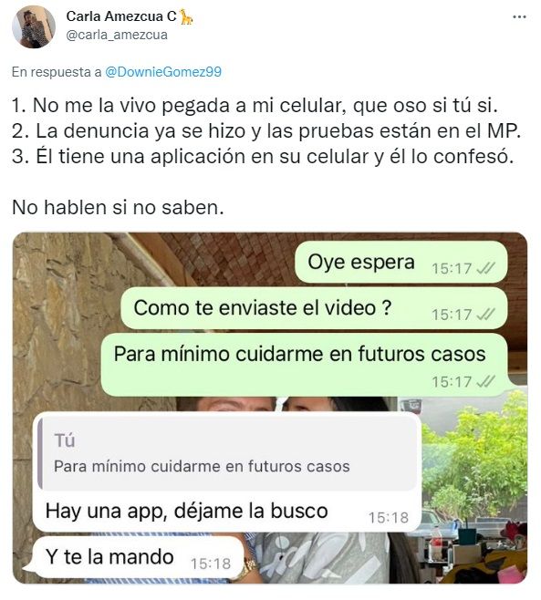 Carla Amezcua. Joven acusa a amigo de filtrar fotos íntimas