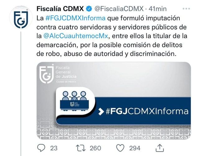 ¿De qué se le acusa a Sandra Cuevas?