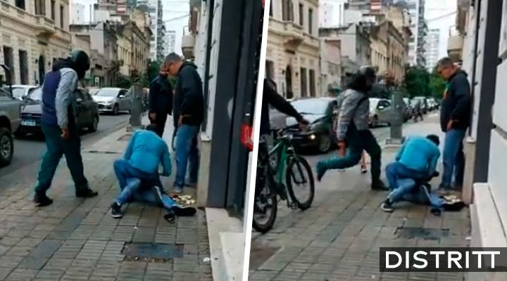 Golpean y someten a ladrón tras robar un negocio |VIDEO