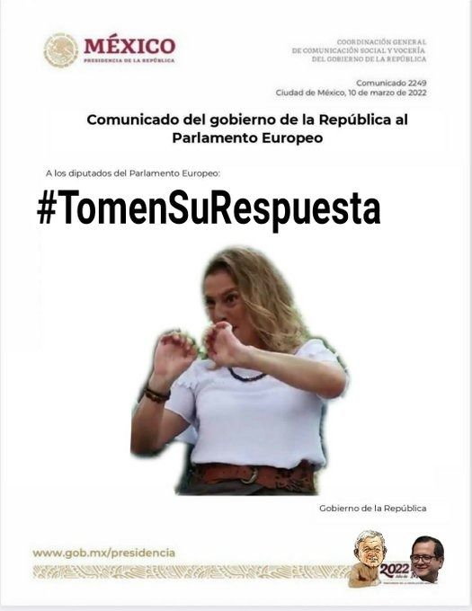Los memes a la carta de AMLO al Parlamento Europeo