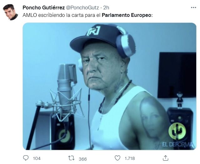 Los memes a la carta de AMLO al Parlamento Europeo
