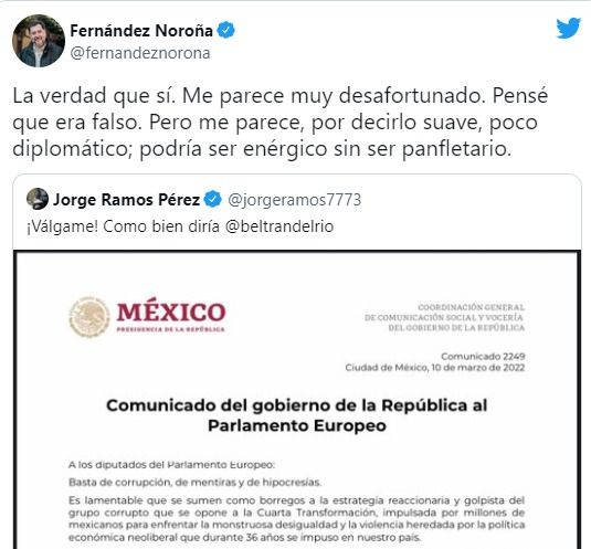 Las reacciones a la carta de AMLO