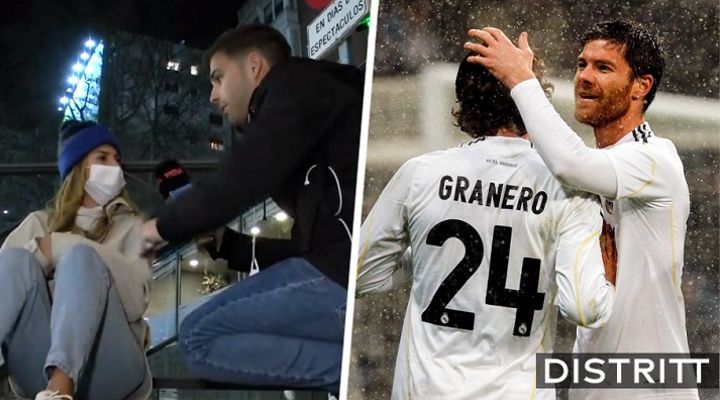 Real Madrid vs. PSG. Novia espera a pareja en estadio