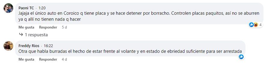 Las reacciones sobre el video del conductor borracho