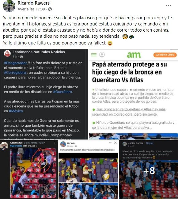 Aficionado de Atlas explica la verdad sobre foto viral