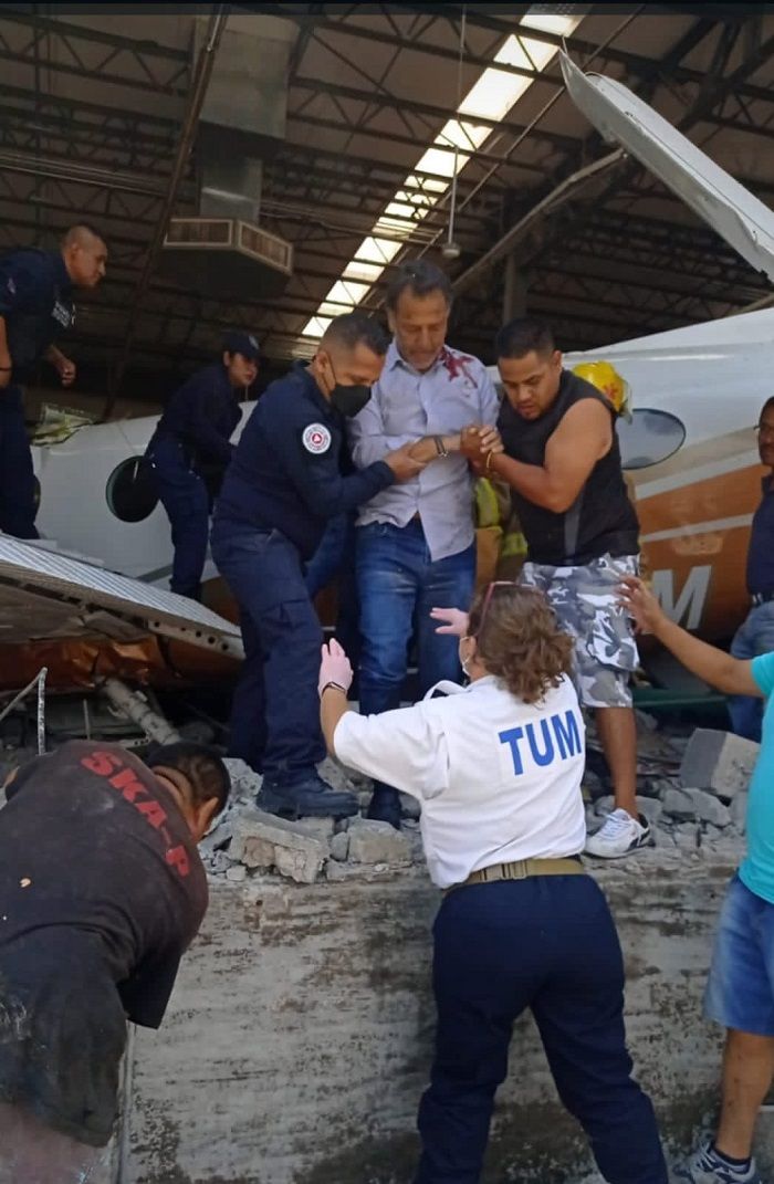 Avionazo en Temixco Morelos