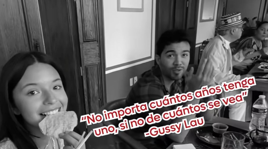 Recuerdan video de Ángela Aguilar con Gussy Lau en una comida familiar