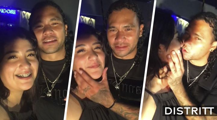 *: Gullit Peña alcoholizado besa a fan