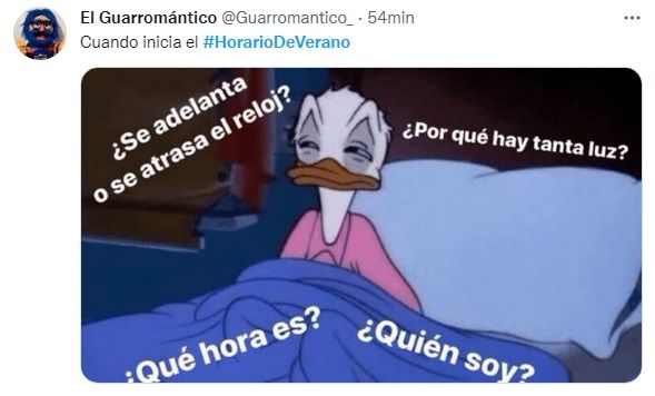 Memes sobre el cambio de hora