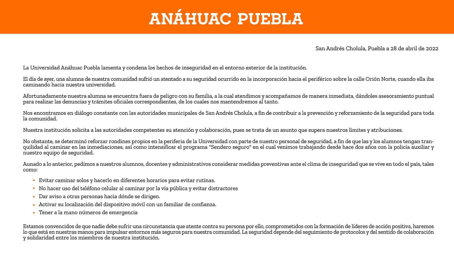 Reportan casos de intento de secuestro en la entidad