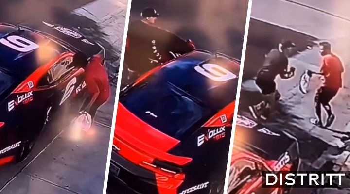 Loco Arreola golpea a grafitero que rayó su auto |VIDEO
