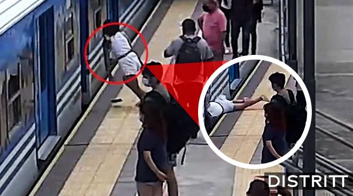 Argentina. Mujer cae a las vías de tren en movimiento |VIDEO