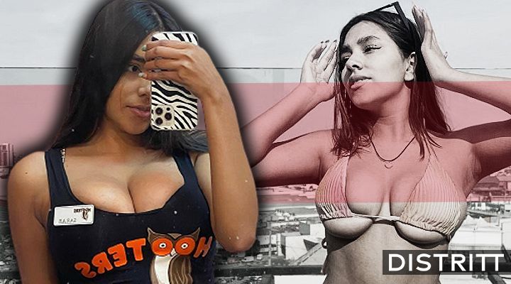 Quién es Sarah Balderrama, mesera de Hooters