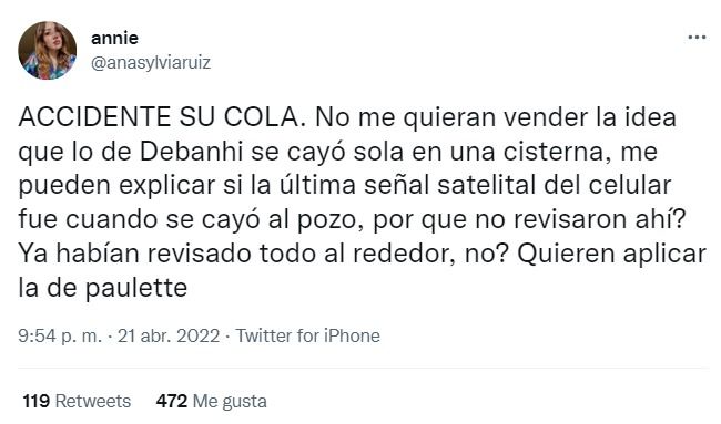 ¿Debanhi cayó a cisterna por su propio pie?
