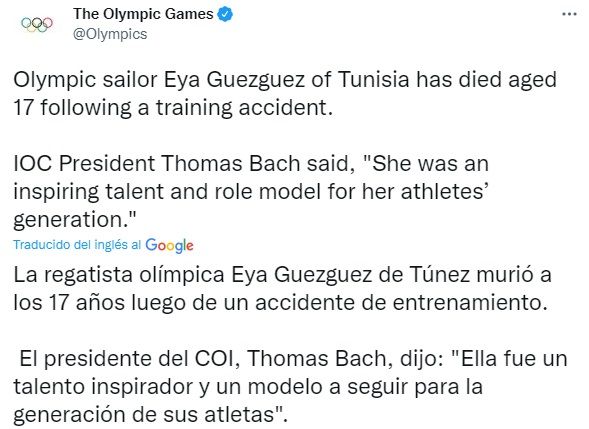 ¿Quién era Eya Guezguez, atleta de Tokio 2020 que murió?