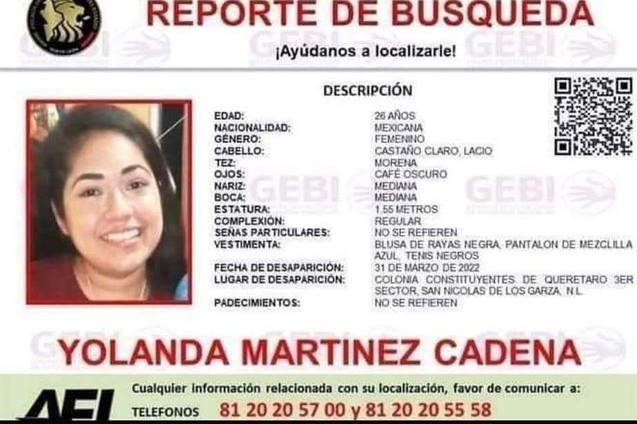 La desaparición de Yolanda Martínez
