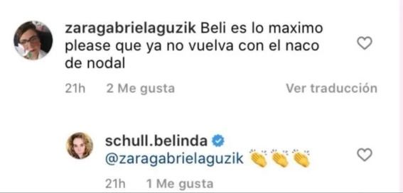 Nodal arremete contra la mamá de Belinda
