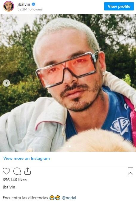 J Balvin se burla de Christian Nodal