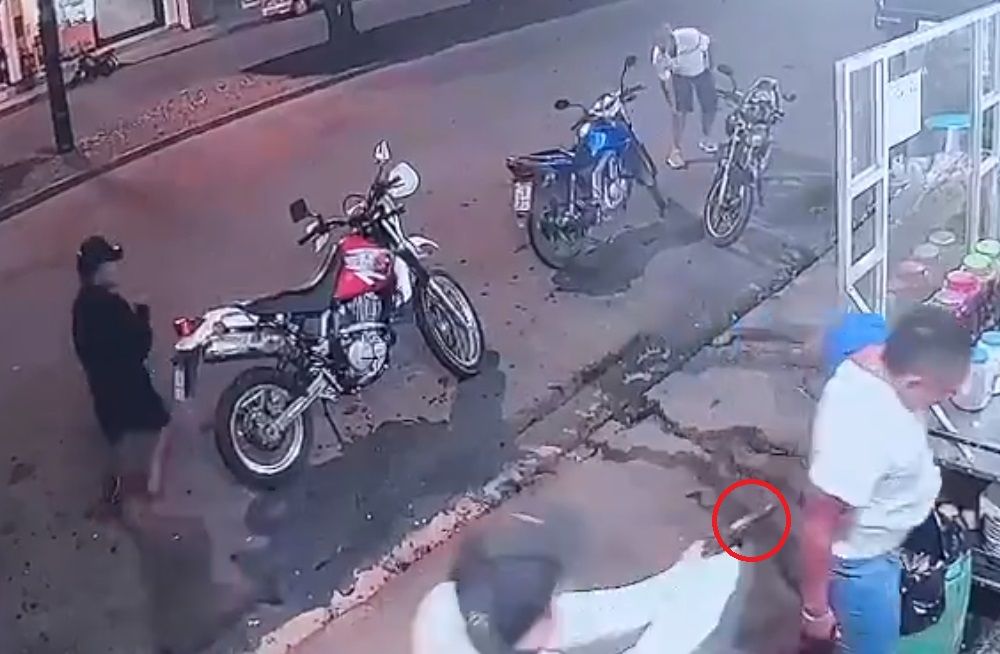 Ladrones intentaron robar moto en Ecuador