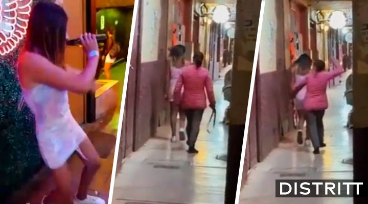 Mamá saca a su hija de antro a cinturonazos |VIDEO
